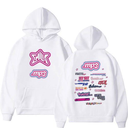 Emilia Mernes Print Hoodie Men Women's Retro