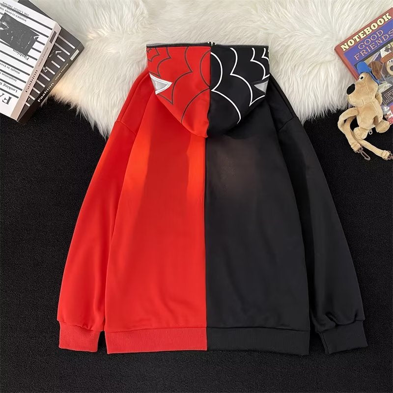 ZIp Up Spider Hoodie