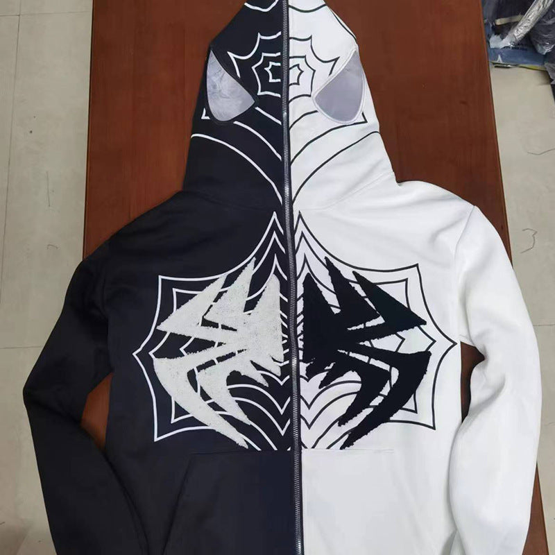ZIp Up Spider Hoodie