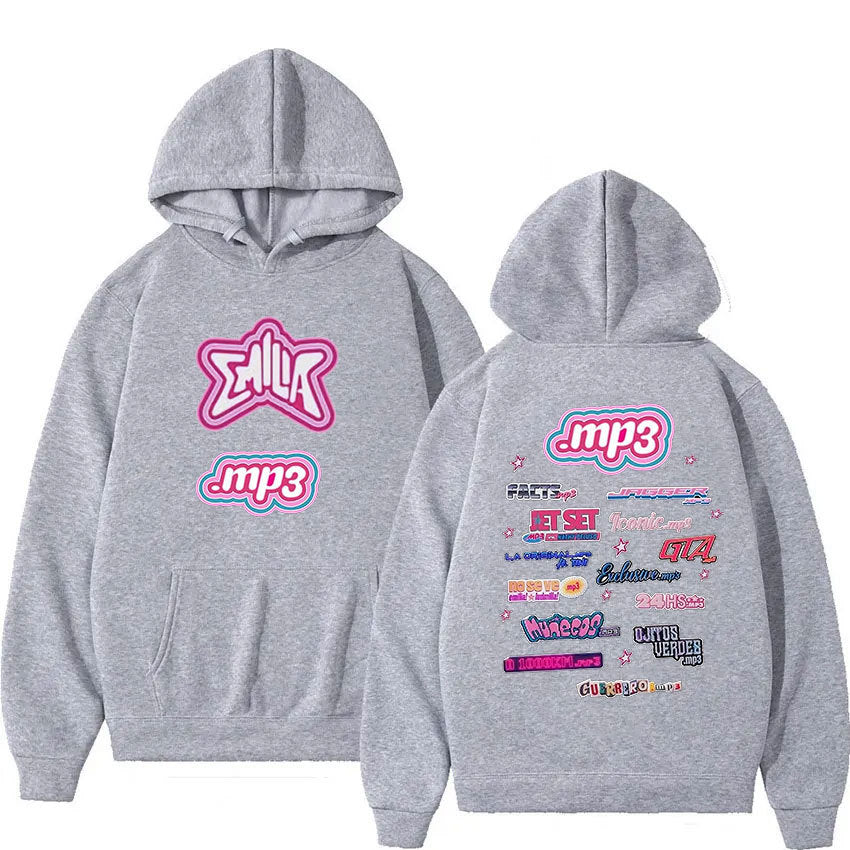 Emilia Mernes Print Hoodie Men Women's Retro